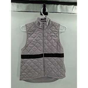 Nike AeroLayer Thermal‎ Quilted Running Vest Grey BV3869-059 Women's Size Large